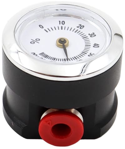 Dailygoods- Filamentdroogbox Zwarte Aluminium Behuizing - Hygrometer Digitaal - Dichte Verpakking - Klein en Draagbaar - Nauwkeurige Meting - Cirkelvormig Ontwerp
