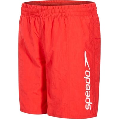 Speedo Maat S  Challenge Boys Watershort Kinderen Zwembroek - Rood-Wit
