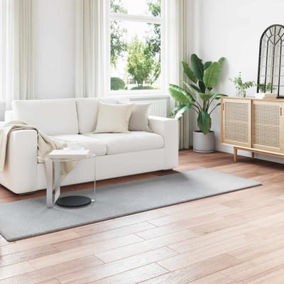 vidaXL - Antislip - vloerkleed - van - imitatie - konijnenbont - OLITE - Grijs