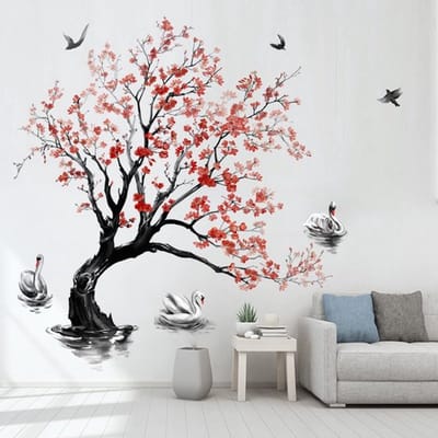 MTTProducts - Blossom Tree Wanddecoratie - Bloemen Muurstickers