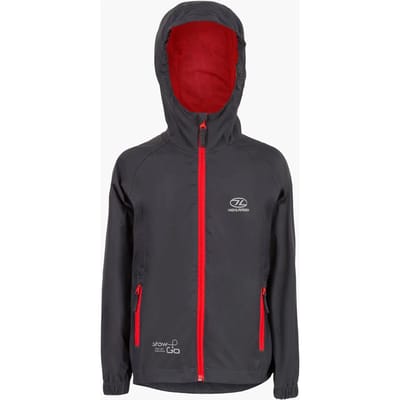 Highlander KinderRegenjas Stow & Go Maat 110/116 - Grijs