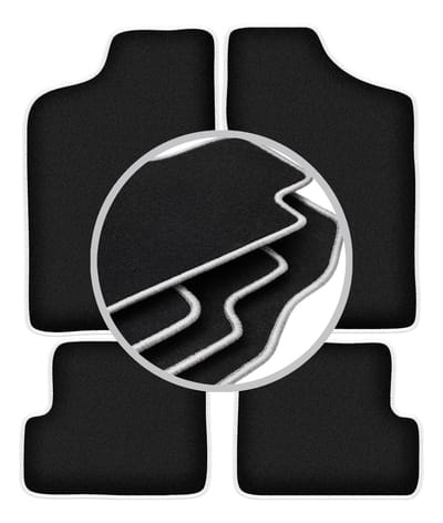 CARLUX-SILVER automatten voor: Fiat Cinquecento hatchback (1991-1998)
