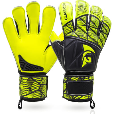 Gladiator Sports Robusto Yellow - Keepershandschoenen - Maat 4