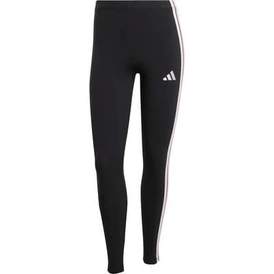 Adidas Essentials 3 Stripes Cotton Leggings Zwart L Vrouw