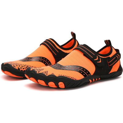 Chaussures de randonnée à séchage rapide pour femmes et hommes, chaussures de Sport légères pour bateau de Kayak de plage 42 orange