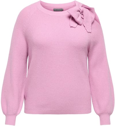 ONLY CARMAKOMA - CARKALA L/S O-NECK BOW KNT - Meisjes - Gebreide truien