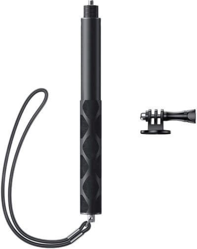 VHV - Selfiestick - Selfie stick - Monopod - Onzichtbare selfiestick - Verlengbare selfiestick - Actioncam selfiestick - Compacte monopod - Selfiestick voor actioncam - Voor vloggen - Voor reizen - Voor outdoor