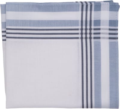 Tiseco Elegante Dameszakdoeken Alta 2 - Luxe Indigoblauwe Katoen - Set van 6 Stuks - 30x30cm