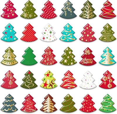 30 Pcs Kerst Magneten voor Koelkast - Decoratieve Magneten voor Keuken, Klaslokaal en Kantoor