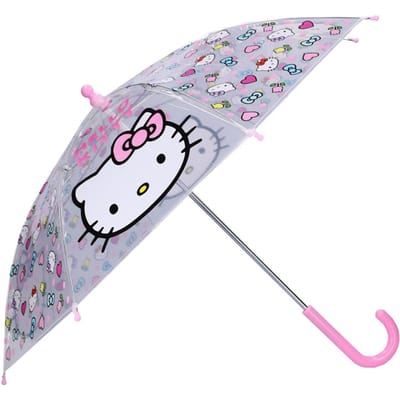 Hello Kitty Paraplu 60 x 71 x 71 cm - Licht en Kindvriendelijk - Vrolijke en Speelse Hello Kitty Print