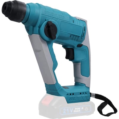Marteau électrique 700 W 4000 ipm 2,0 J Marteau sans fil sans balais Rotation avant et arrière commutable bleu