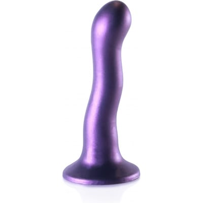 Ultra Soft G-spot Siliconen dildo met zuignap - Metalic Paars