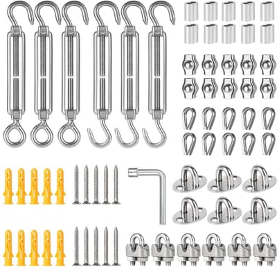 Cosensi - Spanlock M5 Tensioners - 71 Stuks Set - Hoogwaardige Spanning - Ideaal voor Tuin en Constructie - Robuuste Kwaliteit - Perfect voor Diver...