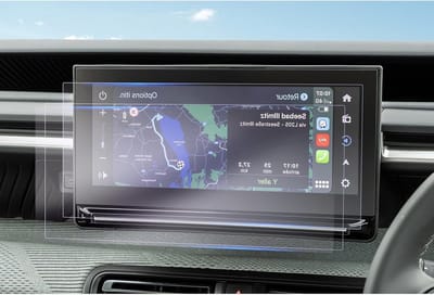 Navigatiebeschermfolie voor Citroën C3 e-C3 en C3 Aircross 10.25 inch - Screen Protector Set voor C3 IV en C3 Aircross II, 2 Stuks, Krassenbestendig en Duurzaam