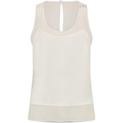 Ted Baker Vrouwen/dames Racerback Mouwloze Vest Top (Ivoor)
