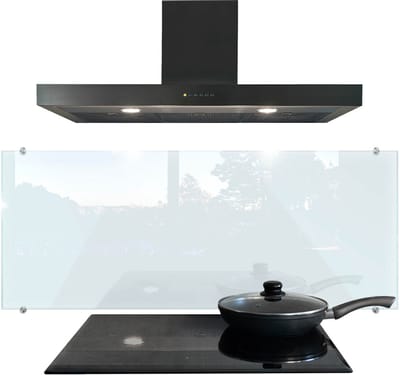 Tulup Achterwand Keuken - Transparante Moderne Keuken Achterwand - 125 x 50 cm - Achterwand Keuken Glas - Kookplaat achterwand - Spatscherm Keuken Glas - Kookplaatachterwanden - Keuken Achterwand Glas Met Print