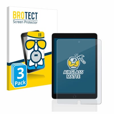 BROTECT - Screenprotector voor Apple iPad 10.2" WiFi 2021 / WiFi Cellular 2021 - Folie Beschermfolie Beschermglas matte 3 Stuks