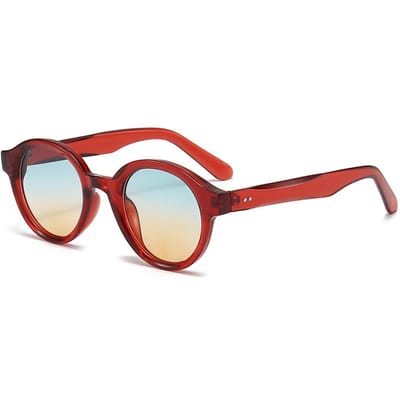 Vintage Snoepkleurige Ronde Zonnebril Dames Heren Zonnebril Vrouwen Mode Luxe Bril UV400 Oculus Zonnebrillen as picture