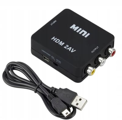 EtuiTab - Converter - HDMI naar AV RCA - 1080P - Zwart