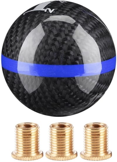 Allecto - Versnellingspook - Universeel - Carbon fiber - Zwart met