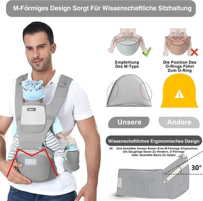 baby carrier / babydrager - baby carrier Backpack for newborn to toddlers, baby carrier / Kinderdrager
