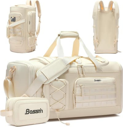 Ruime Sporttas 45L met Schoenenvak - Reistas voor Fitness, Weekend en Reizen