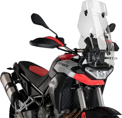 Verstelbaar Vizier - Windscherm Deflector - Motor Bescherming - 4 Rotatieposities - 300x130 mm - Helder