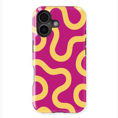 DripCase Motion Flow Tough Hoesje geschikt voor iPhone 17 | Backcover met Mag | Trendy Design | Valbescherming | Candy Current