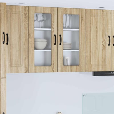 vidaXL - Vaatwasserpaneel - Kalmar - Sonoma - Eik - 40 - x - 31 - x - 80 - cm - Bewerkt - hout