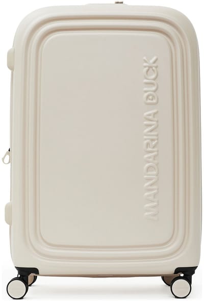 MANDARINA DUCK trolley Logoduck + Trolley White Mocha beige 75cm