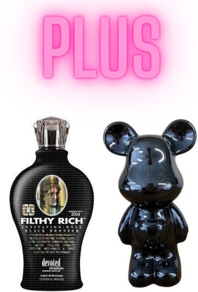 Devoted Creations Filthy Rich 360 ml PLUS Keramische Beer Zwart 18 cm !