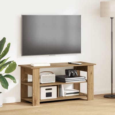 vidaXL - TV-stand - 100 - x - 40 - x - 50 - cm - Artisan - Eiken