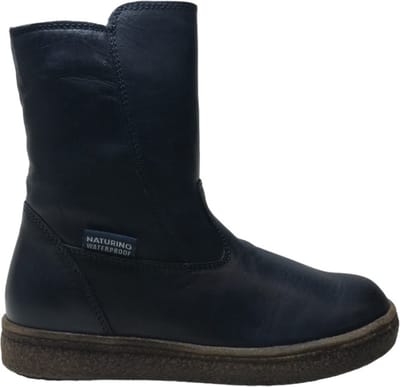 Naturino - Tunderie - Mt 24 - zipper lederen warme laarzen - navy