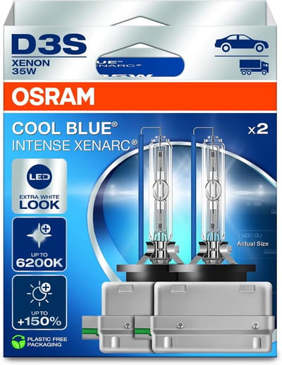 Xenonkoplamp D3S met 150% meer helderheid en 6200K kleurtemperatuur