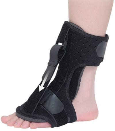 Premium Spalk - Nachtspalk - Blessure -Brace - Enkelbrace - Ondersteuning Enkel - Pijnbestrijding - Zwart