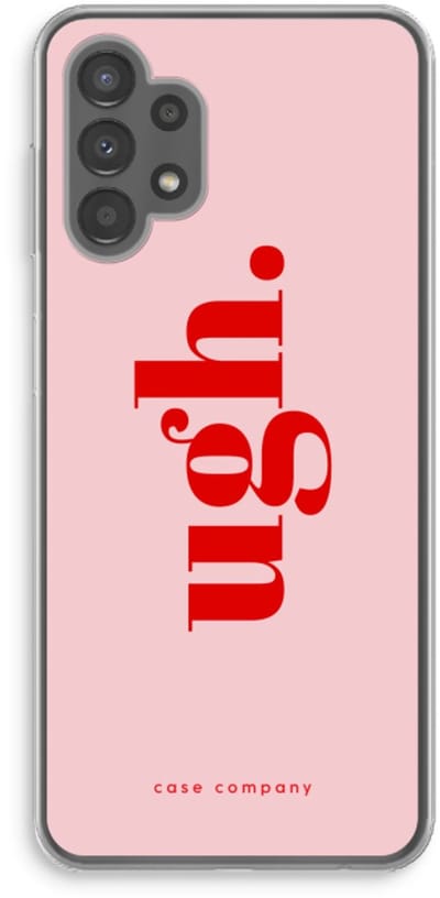Case Company® - Hoesje geschikt voor Samsung Galaxy A13 4G hoesje - Ugh - Soft Cover Telefoonhoesje - Bescherming aan alle Kanten en Schermrand