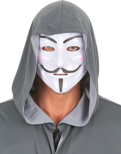 Vegaoo - Anoniem masker voor volwassenen
