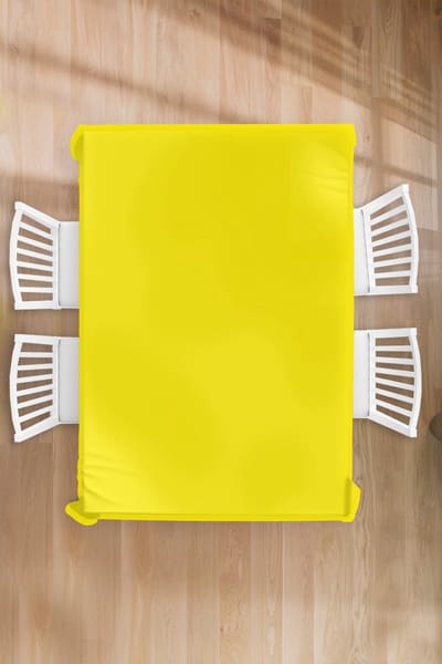 Tafelkleed - Tafellaken - 130x200 cm - Geel - Citroen - Neon - Kleuren - Binnen en Buiten