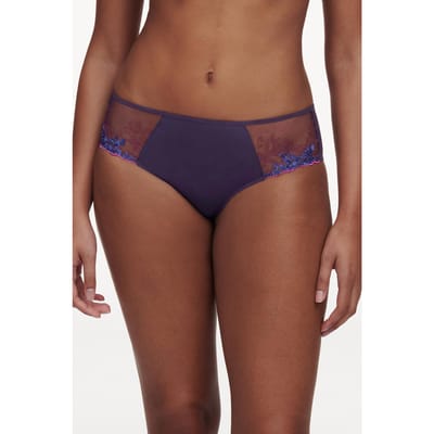 Chantelle Co Bo. Shorty Revealing Std W. Midnight Blue Multico Maat: 40 | Slipjes Outlet | Dames | Paars