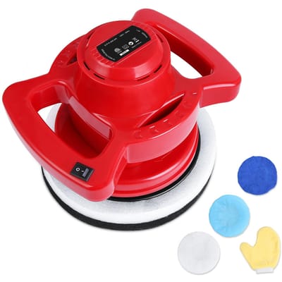 Willekeurige Excentrische Polijstmachine 10 Inch 250MM Auto Excentrische Polijstmachine Waxer 3200 OPM Excentrische Polijstmachine EU Plug red