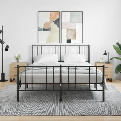vidaXL - Nachtkastjes - 2 - st - 40x35x47,5 - cm - bewerkt - hout - sonoma - eikenkleur