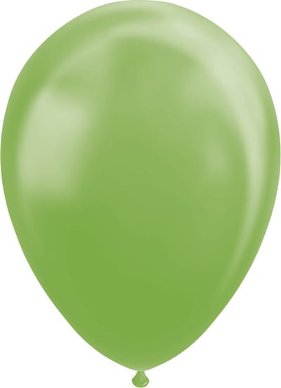 10 Balloons 12″ metallic groen - Thema Feest Party Ballon
