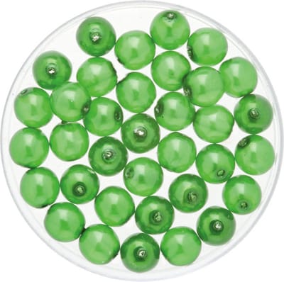 Boheemse glaskralen - 50x stuks - groen - 6 mm - sieraden maken - hobby artikelen
