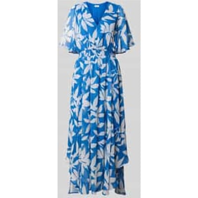 Rok van mousseline met all-over print en smockdetail dames s.Oliver