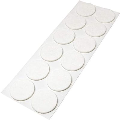 Zelfklevende Viltglijders 12 Stuks Ø 40mm - Meubel- en Vloerbescherming