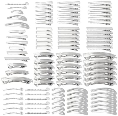 140-delige Flat Crocodile Haar Clips Set voor Dames - DIY Haar Accessoires