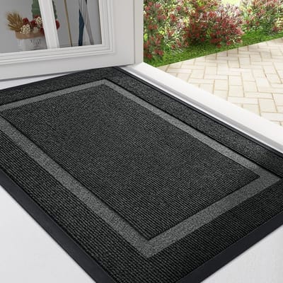Nieuwe Waterdichte Deurmat Entree Antislip Kleurvast Deurmat Gemakkelijk Schoon te Maken Patio Veranda Entree Deurmat Alle Seizoenen 40x60cm