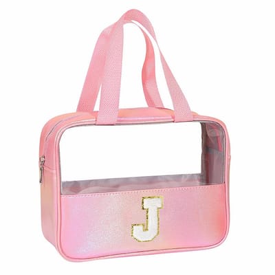 NTHProducts - Transparante Cosmetica Tas - Waterdichte Toilettas - Groot Capaciteit - Roze Kleur - Cadeau voor Vrouwen - Geschikt voor Meisjes