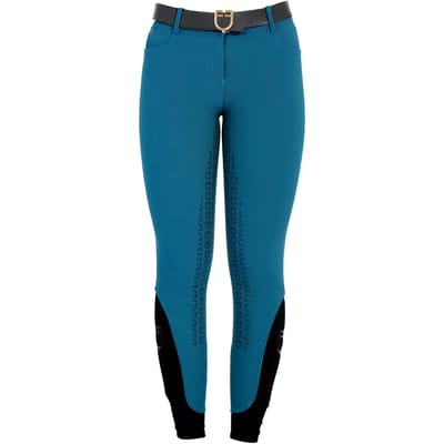 Dames wedstrijdbroek met volledige grip Equestro Slim Fit