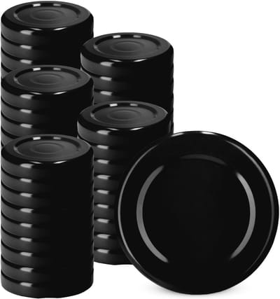 Metalen Schroefdeksels 48 mm voor Inmaakpotten - 50 Stuks